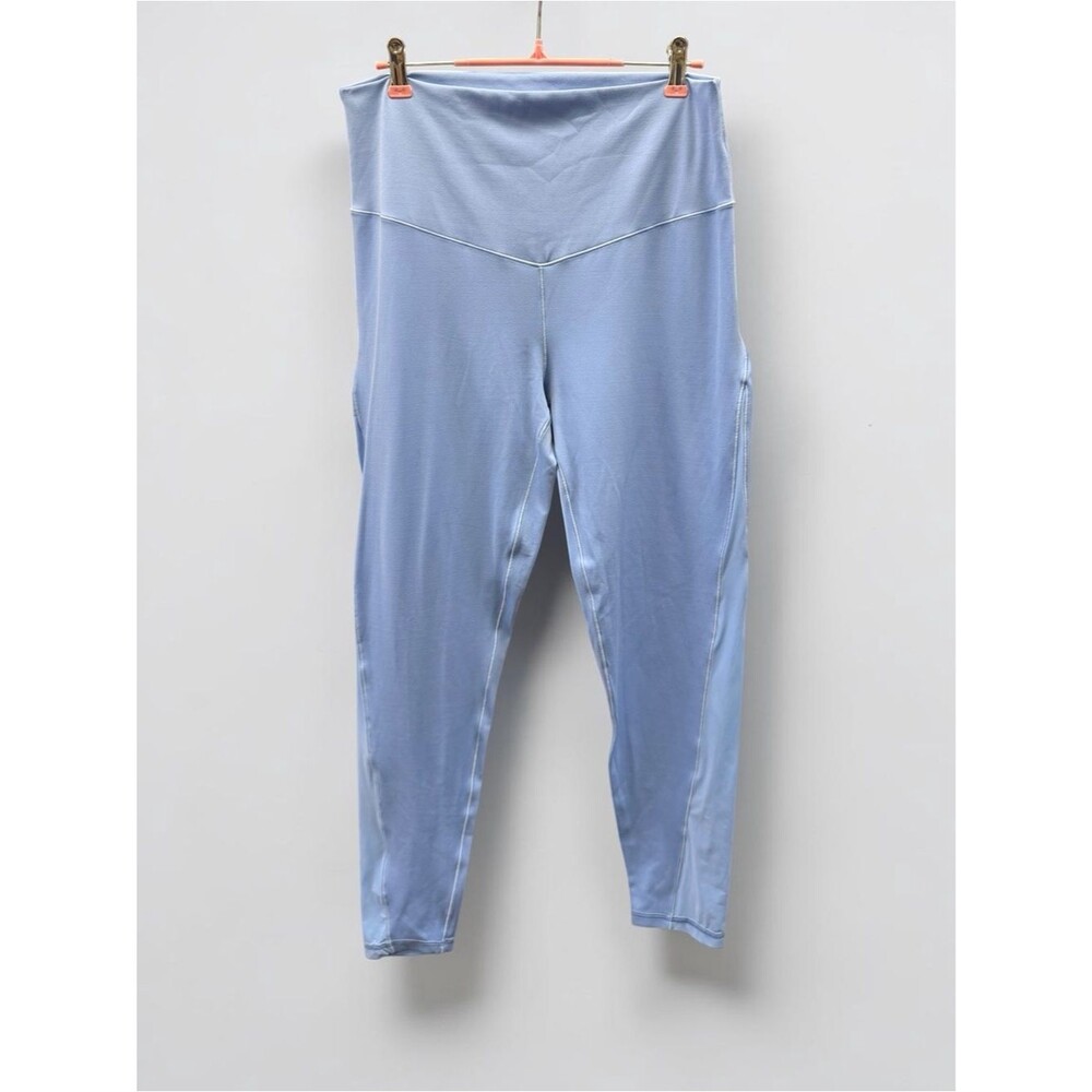 Aerie Chill Play Move Light Blue High Waisted Leggings Size XL Activewear